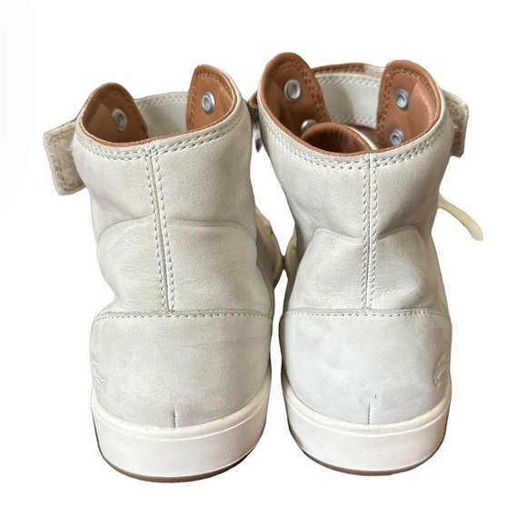 LACOSTE Women’s Tamora high top | off white sneakers| Size 8.5 - Picture 7 of 9